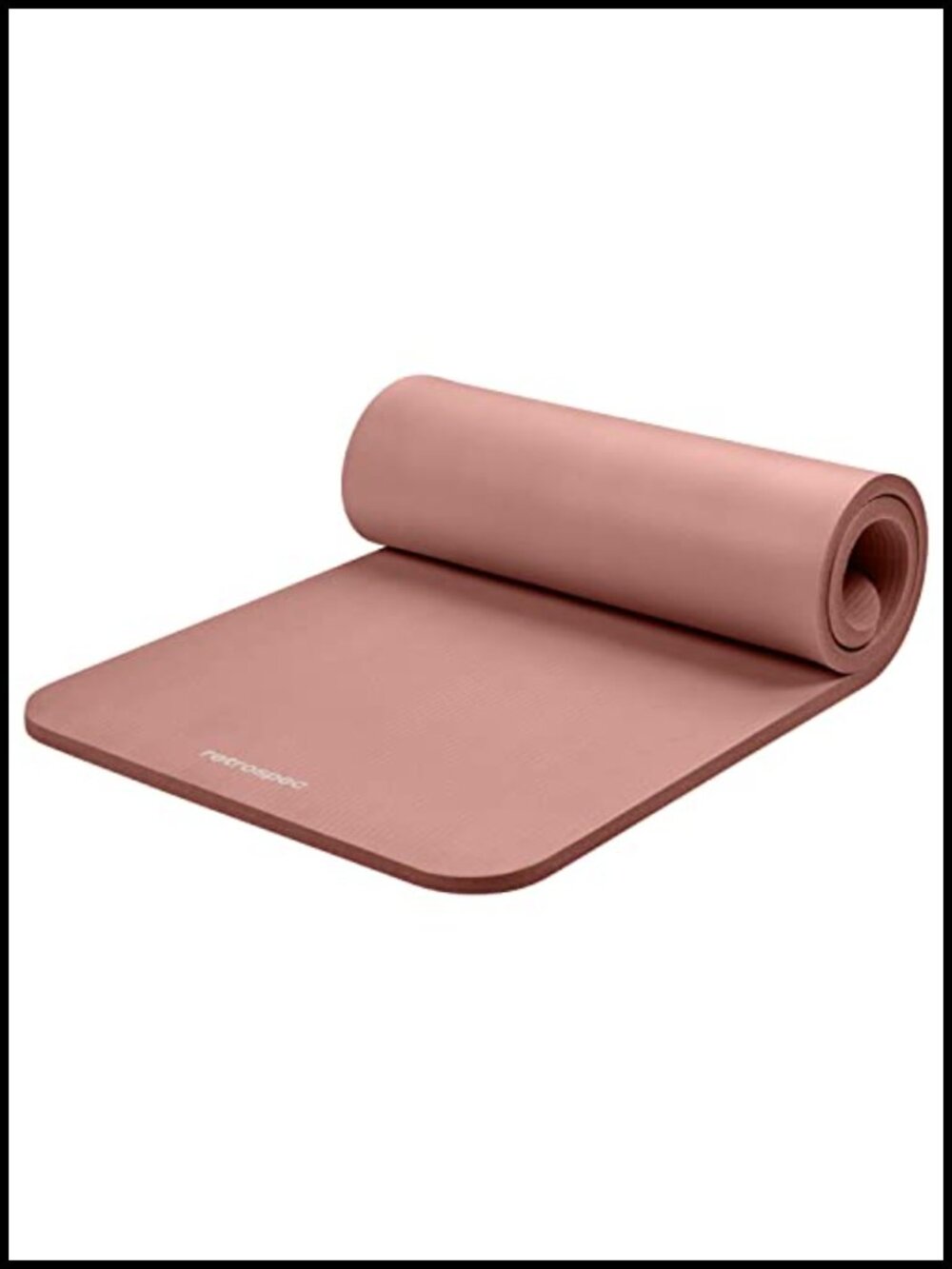 1 Inch Thick Yoga Mat 72x24 Non Slip Foam Exercise Mat w Nylon Strap